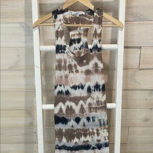 Young Fabulous & Broke tie dye midi dress NWOT